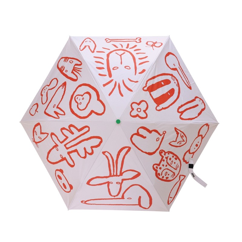 Goma Folding umbrella   Animal Fun BE/410131【晴雨兼用折傘】